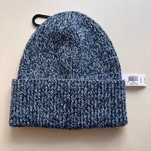 Old Navy Blue and White Knit Beanie